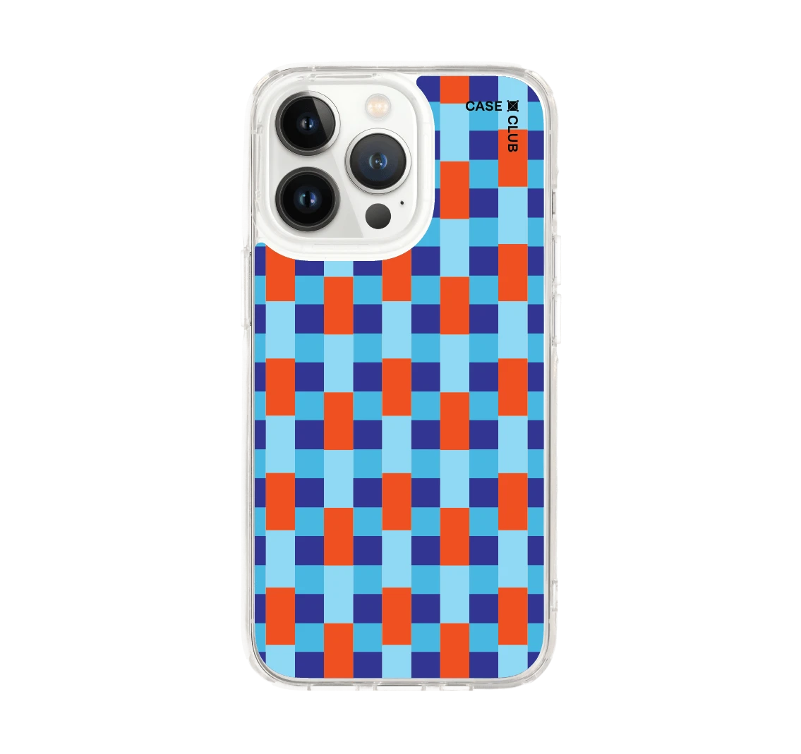 ตารางกระเบื้องส้มน้ำเงิน